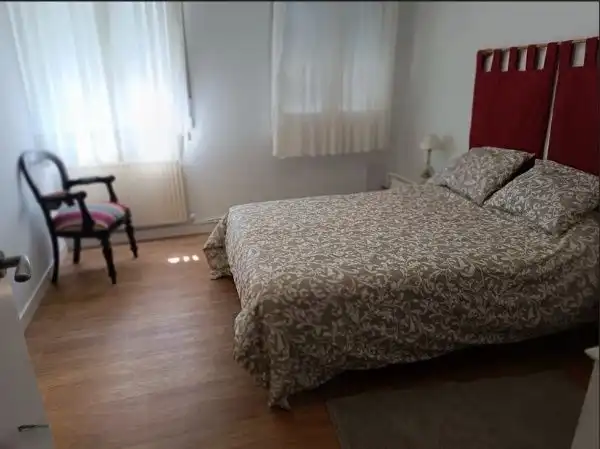 Bedroom of Flat for rent in Getxo   with Heating, Terrace and Furnished