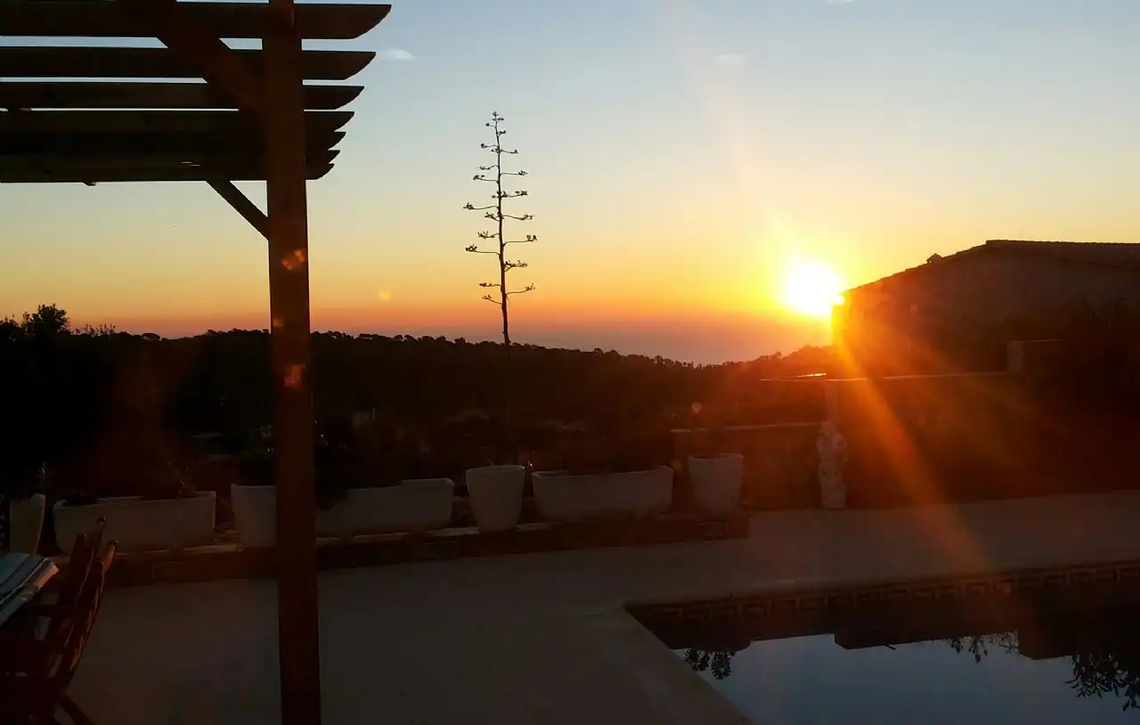 Terrasse von Haus oder Chalet zum Verkauf in Castell d'Aro, Platja d'Aro i s'Agaró mit Heizung, Privatgarten und Terrasse