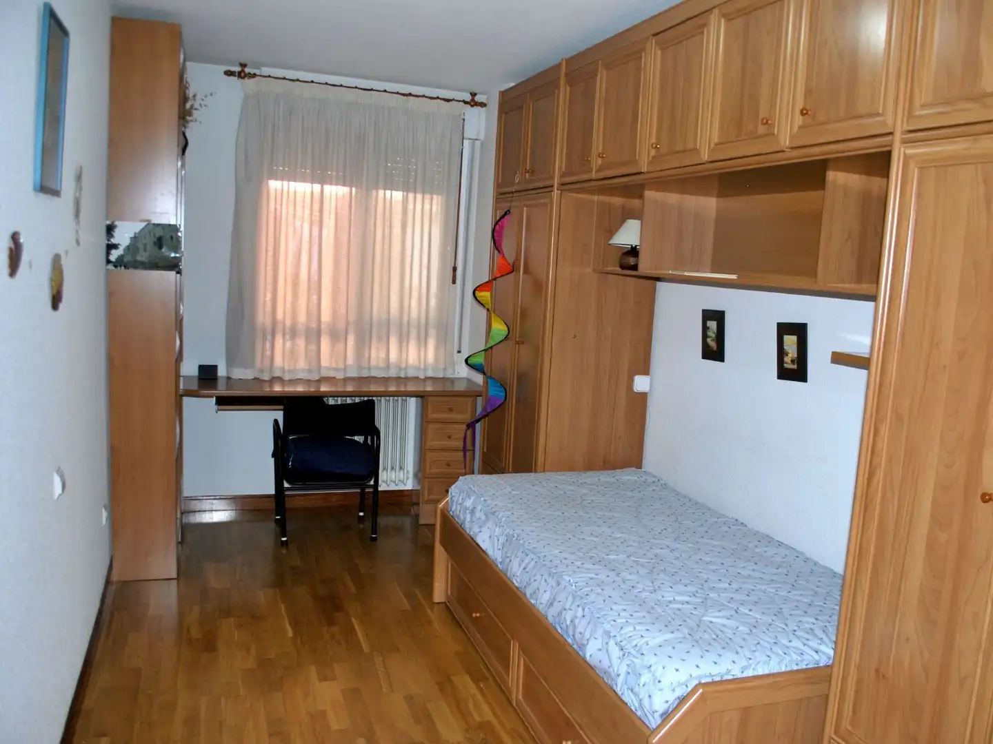 Bedroom of Flat for rent in Ávila  with Heating, Terrace and Furnished