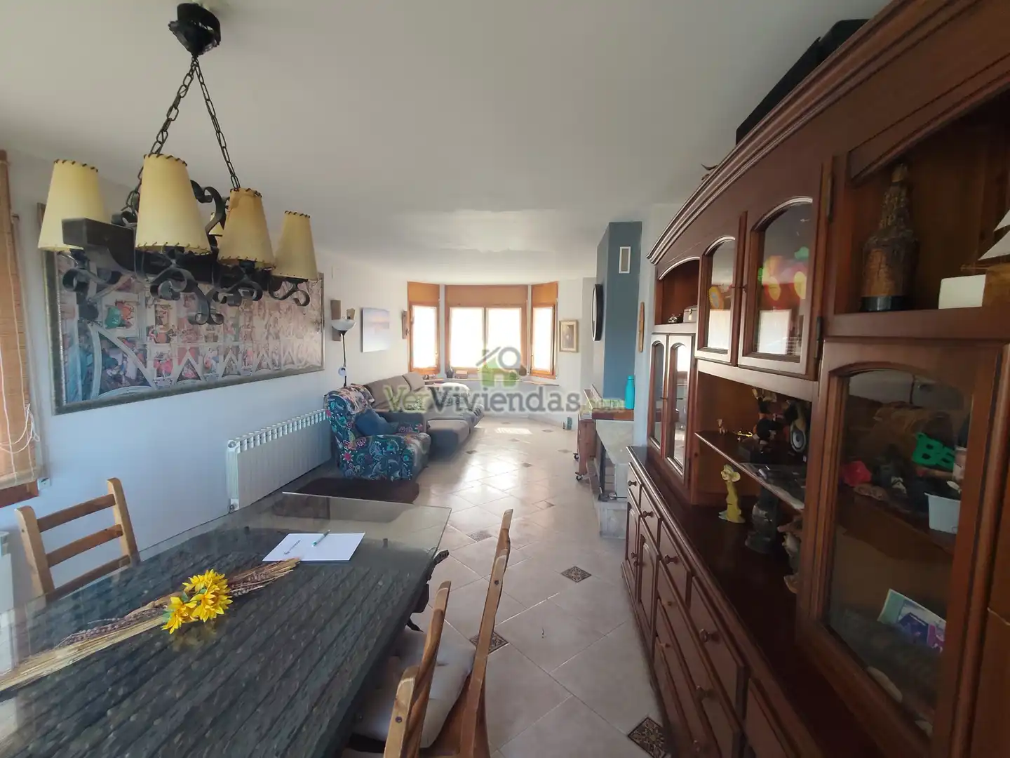 Sala d'estar de Casa o xalet en venda en Vallirana amb Calefacció, Jardí privat i Terrassa