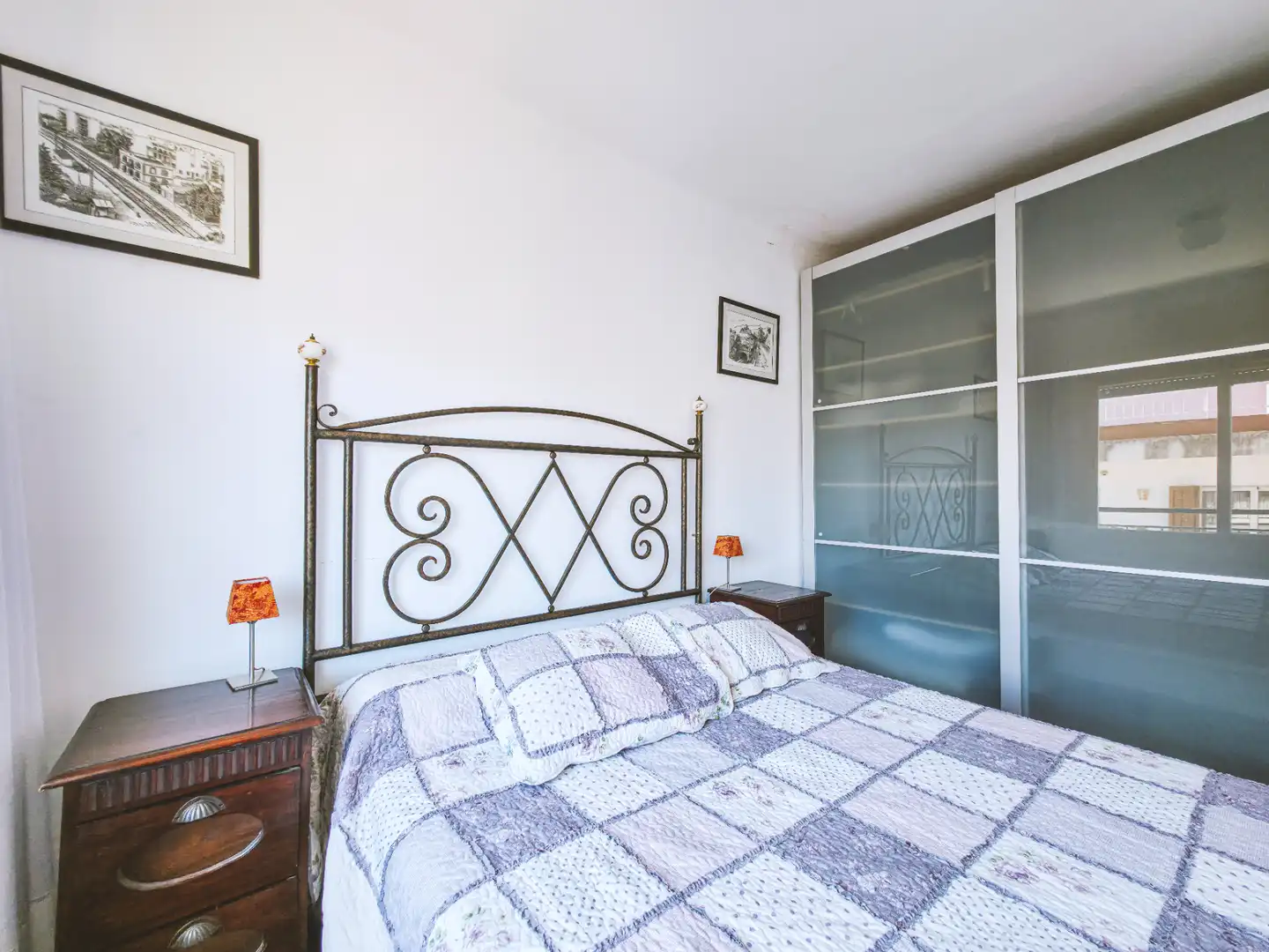 Schlafzimmer von Wohnung zur Miete in Sant Pol de Mar mit Terrasse, Möbliert und Ofen