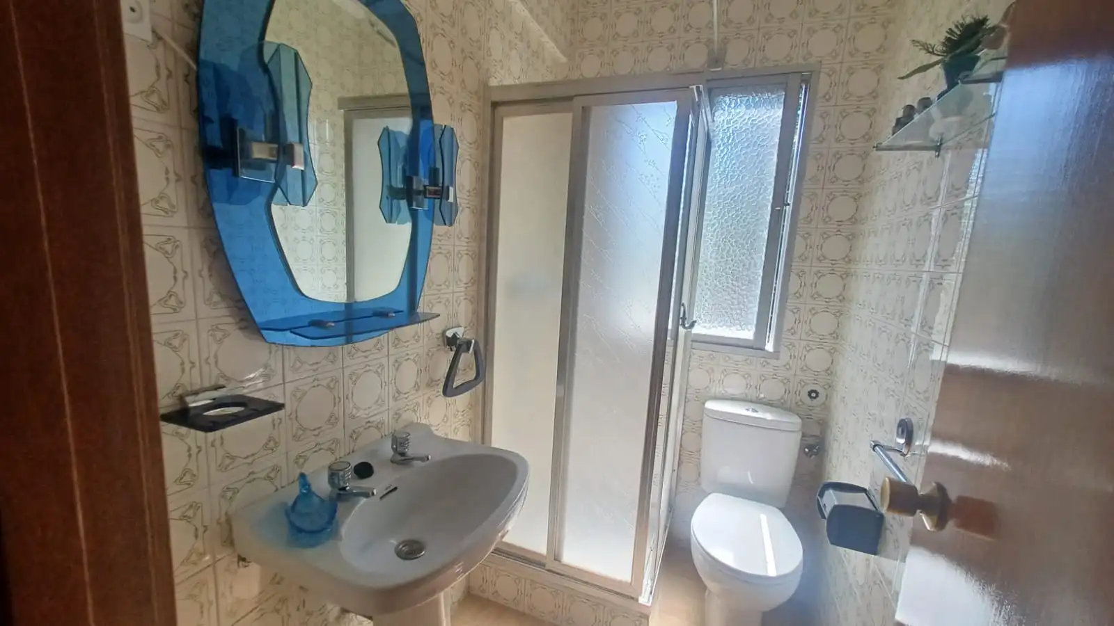 Badezimmer von Wohnung zum Verkauf in Collado Villalba mit Heizung, Parkett und Terrasse