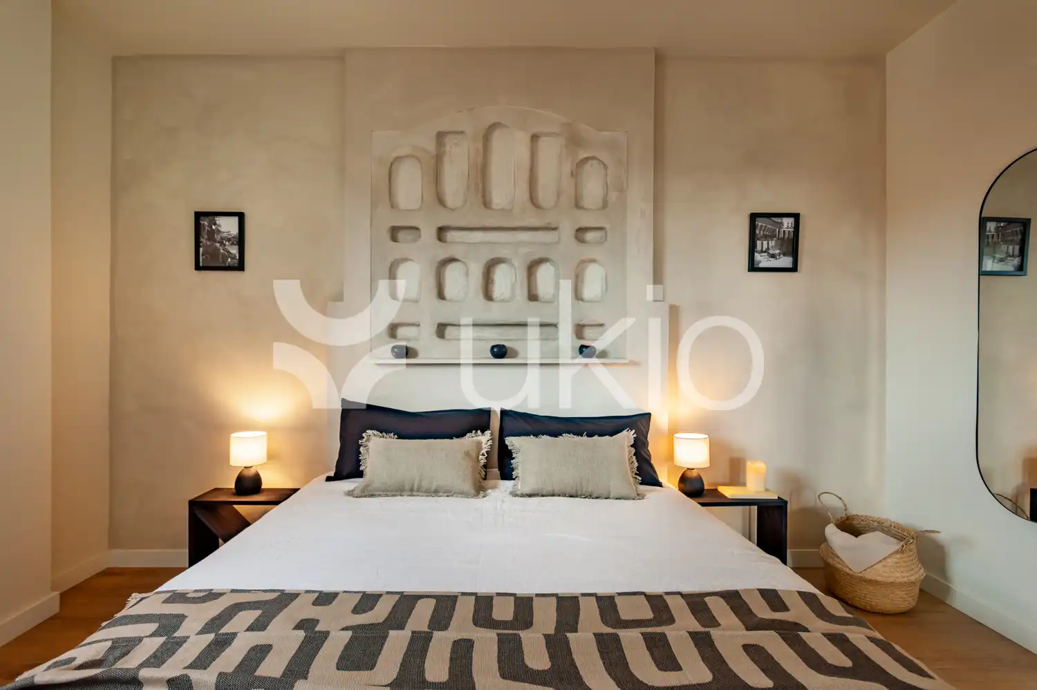 Bedroom of Apartments for rent in Barcelona  with Air Conditioner, Heating and Terrace