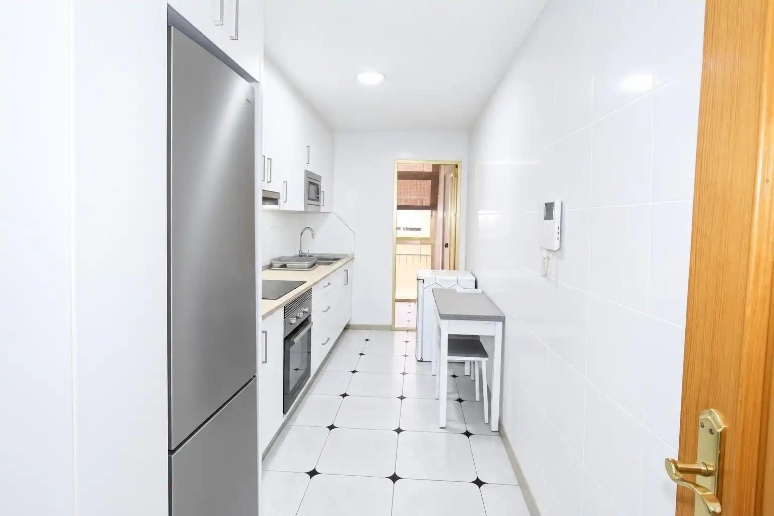 Kitchen of Flat for rent in Murcia  with Furnished and Balcony