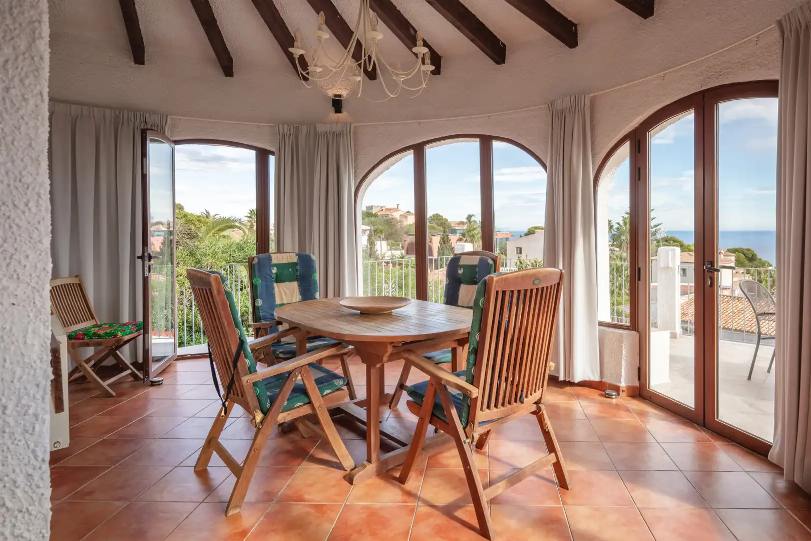 Menjador de Casa o xalet en venda en Jávea / Xàbia amb Aire condicionat, Jardí privat i Terrassa