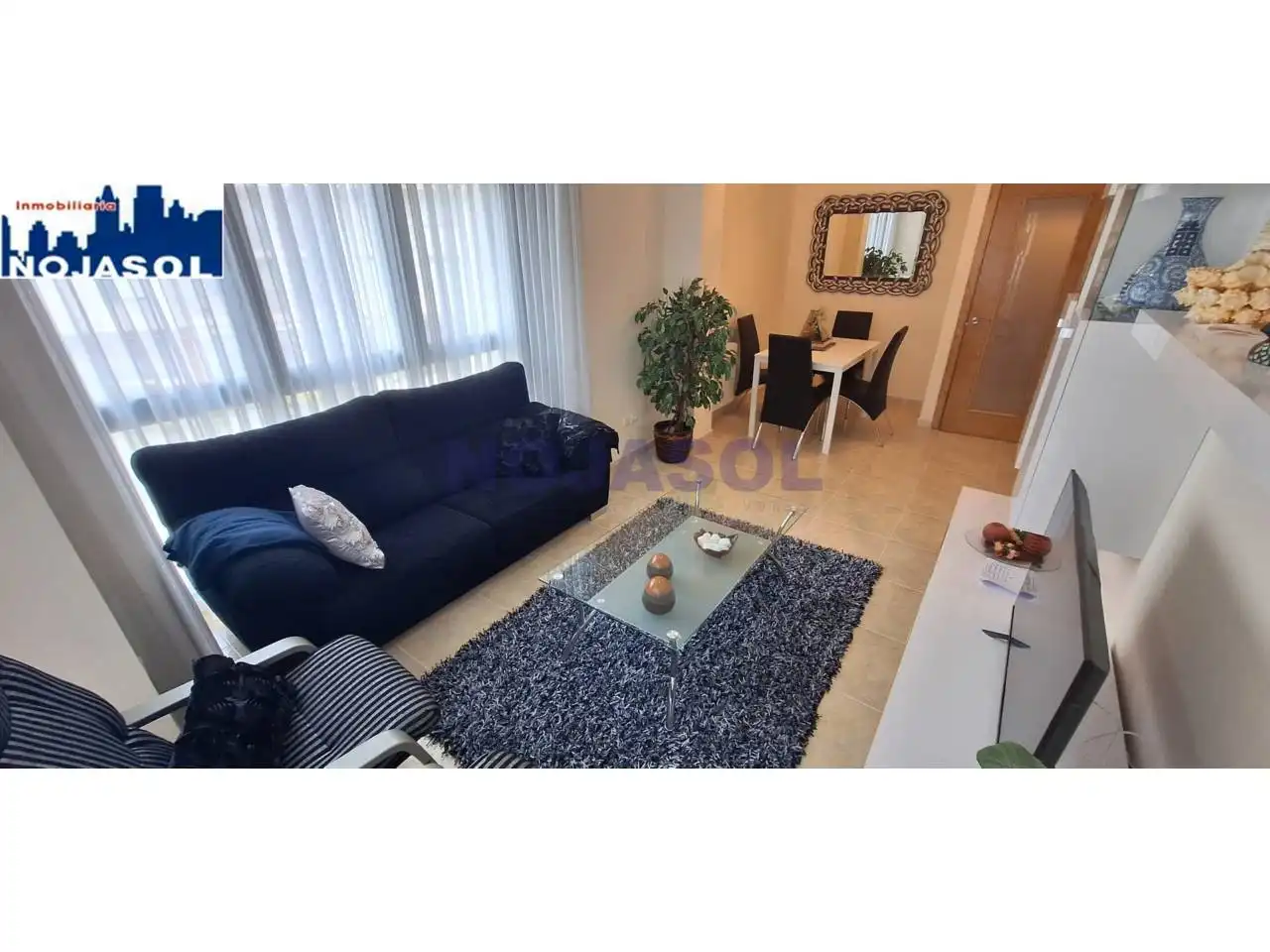 Living room of Flat for rent in Noja  with Heating, Terrace and Furnished