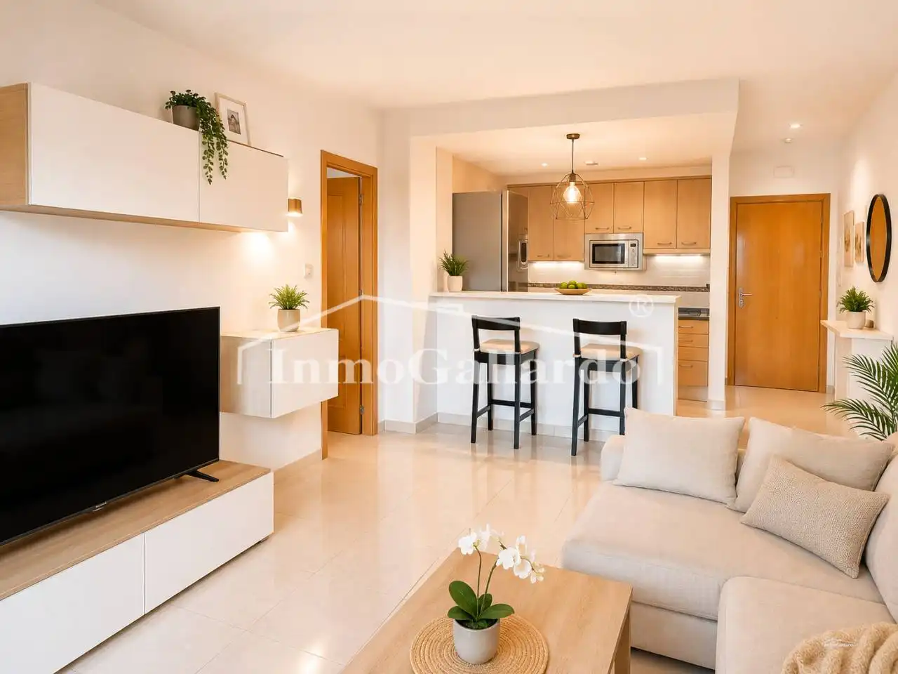 Sala de estar de Apartamento en venta en Rincón de la Victoria con Aire acondicionado, Calefacción y Terraza
