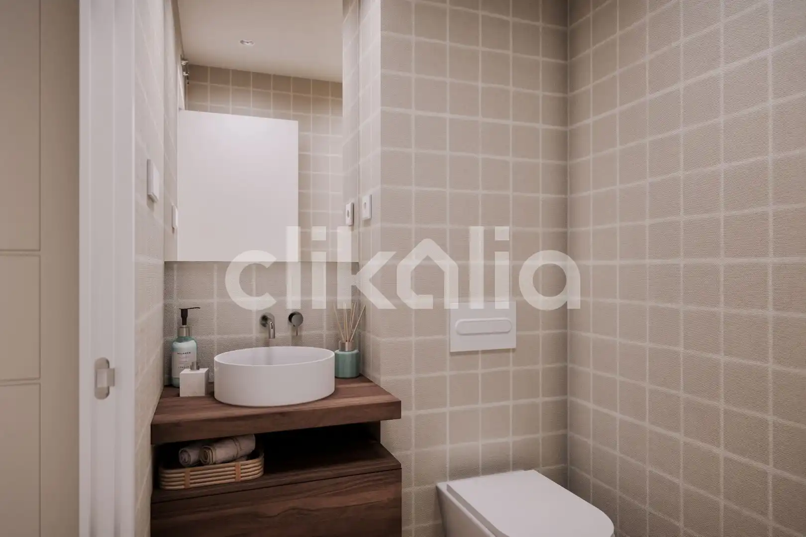 Badezimmer von Wohnung zum Verkauf in Madrid mit Klimaanlage, Heizung und Terrasse