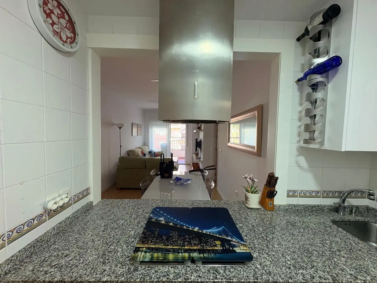 Cocina de Piso de alquiler en Motril con Jardín privado, Terraza y Amueblado