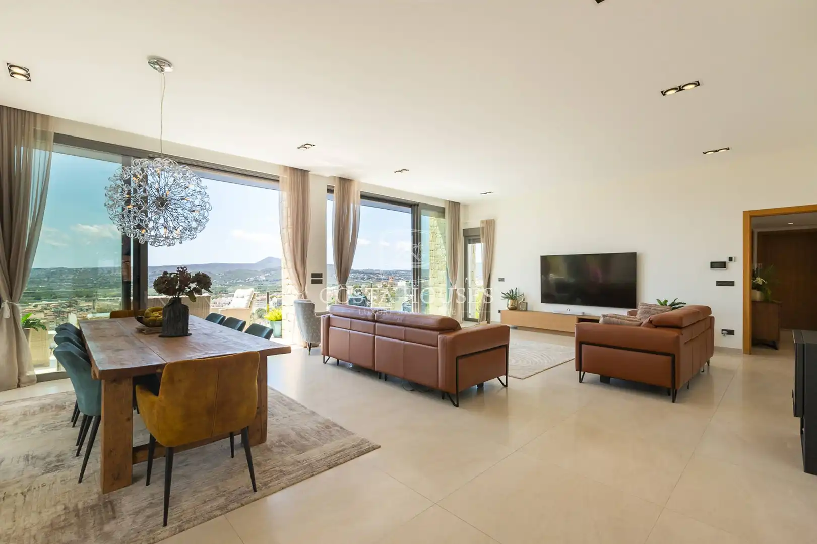 Sala de estar de Casa o chalet en venta en Jávea / Xàbia con Aire acondicionado, Jardín privado y Terraza