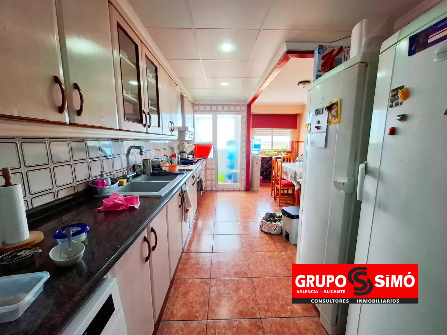 Kitchen of Flat for sale in Alcàsser  with Air Conditioner, Storage room and Oven