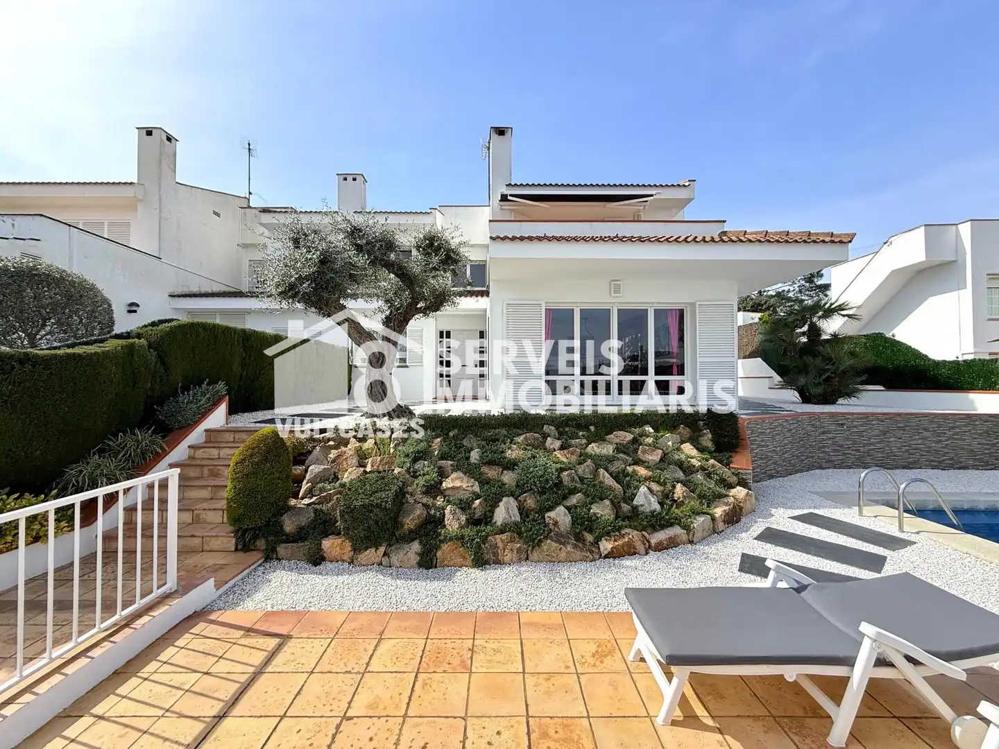 Vista exterior de Casa adosada en venta en Sant Pol de Mar con Calefacción, Jardín privado y Terraza
