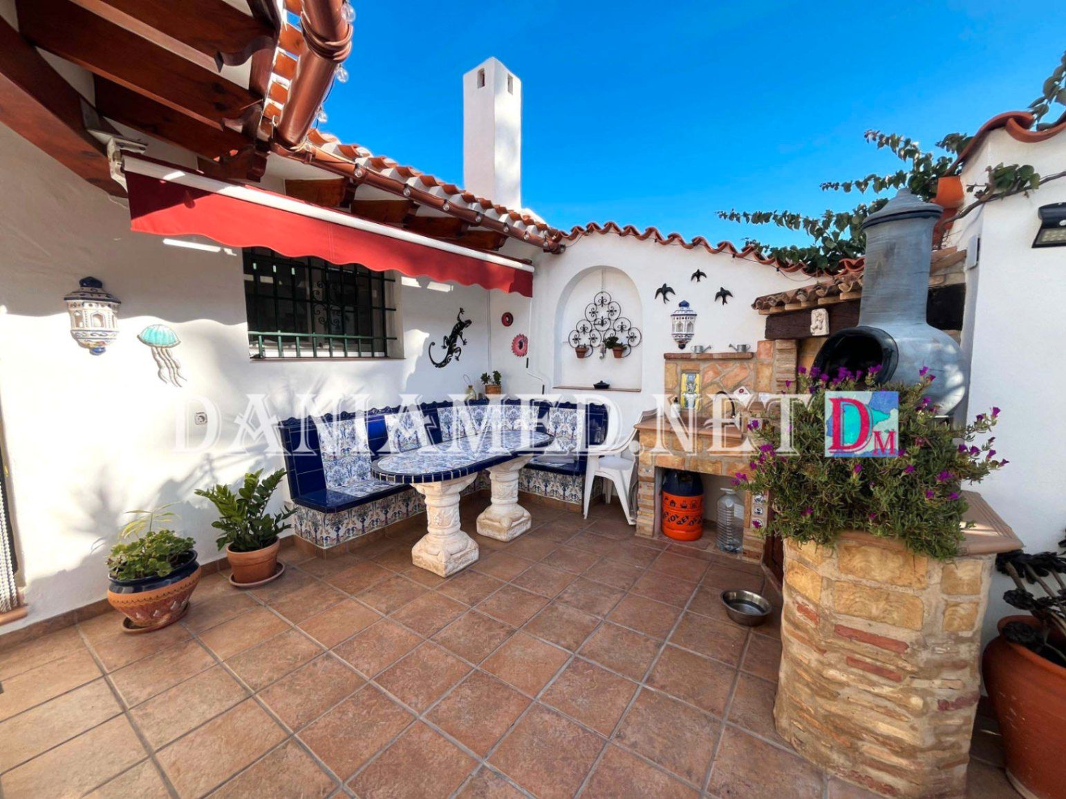 Terrace of House or chalet for sale in Pego  with Air Conditioner, Heating and Private garden