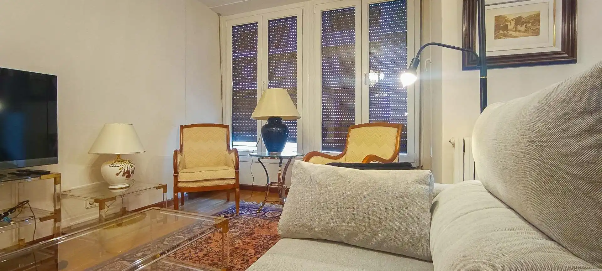 Sala de estar de Piso de alquiler en León Capital  con Calefacción, Terraza y Amueblado
