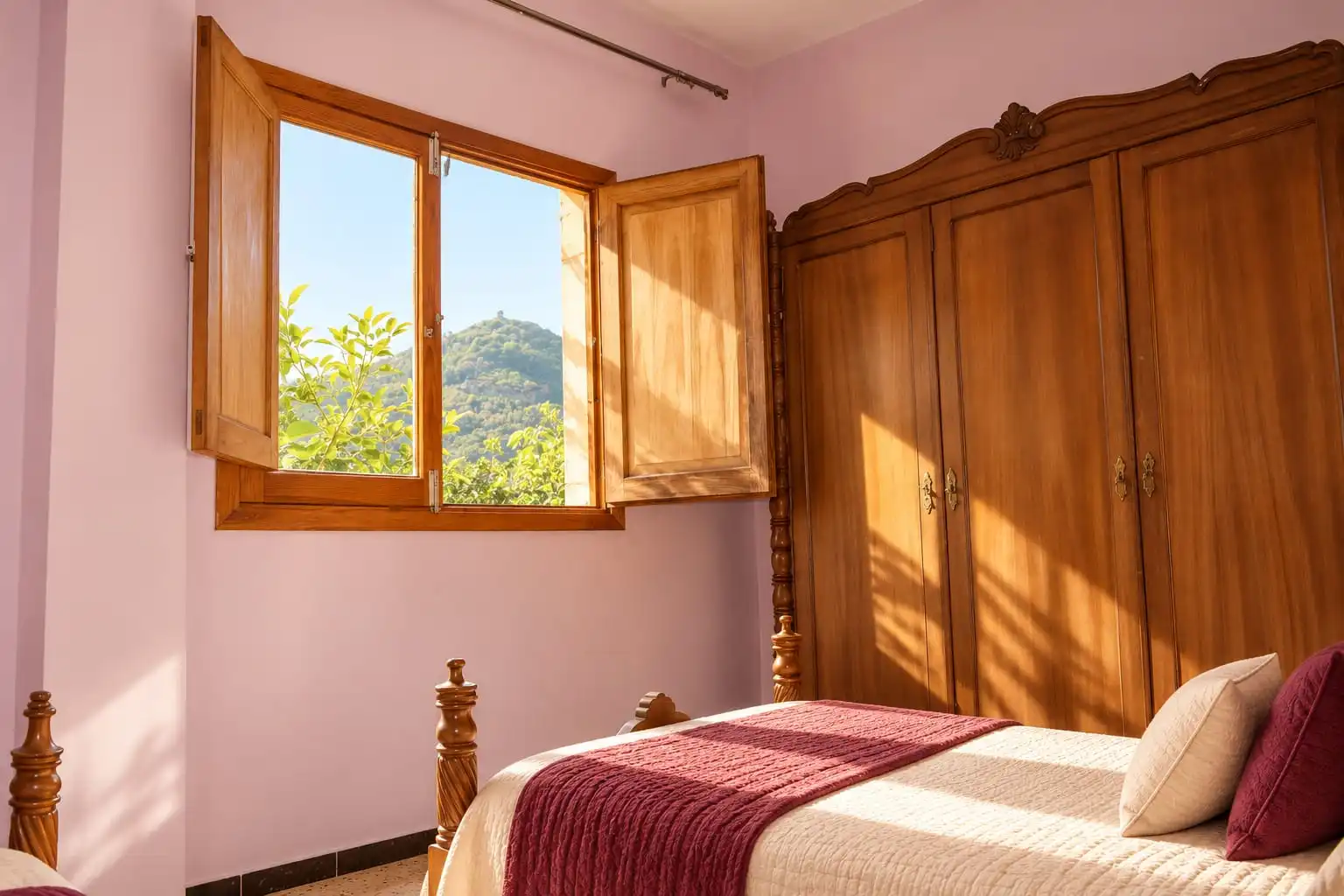 Dormitori de Casa adosada en venda en Teror amb Jardí privat i Internet