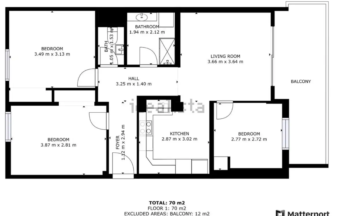 Piso en venta en Cambrils con Aire acondicionado, Calefacción y Terraza