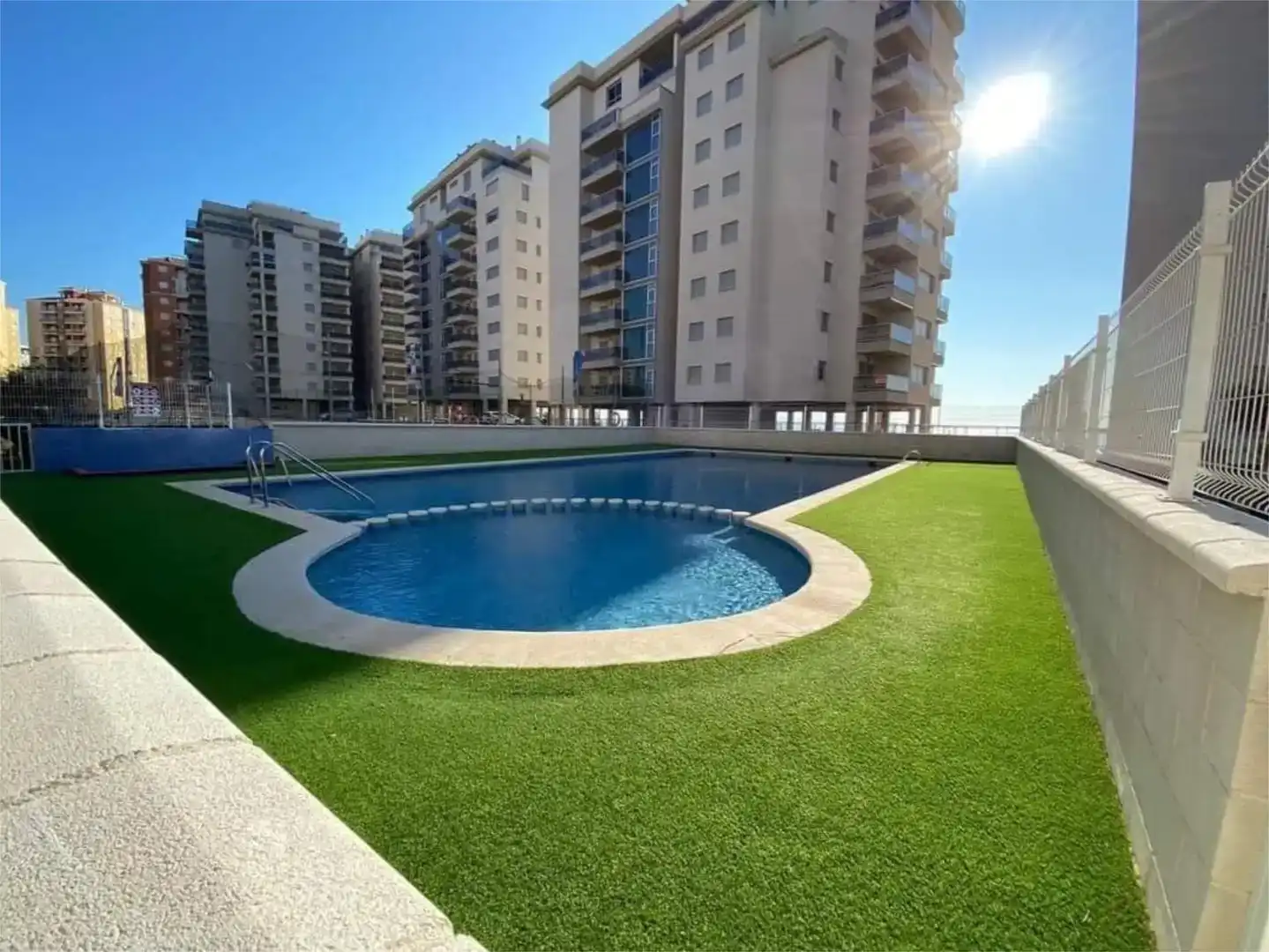 Swimming pool of Flat for rent in La Manga del Mar Menor  with Air Conditioner, Private garden and Swimming Pool