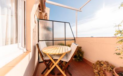 Balcony of Attic for sale in L'Hospitalet de Llobregat  with Terrace, Furnished and Oven