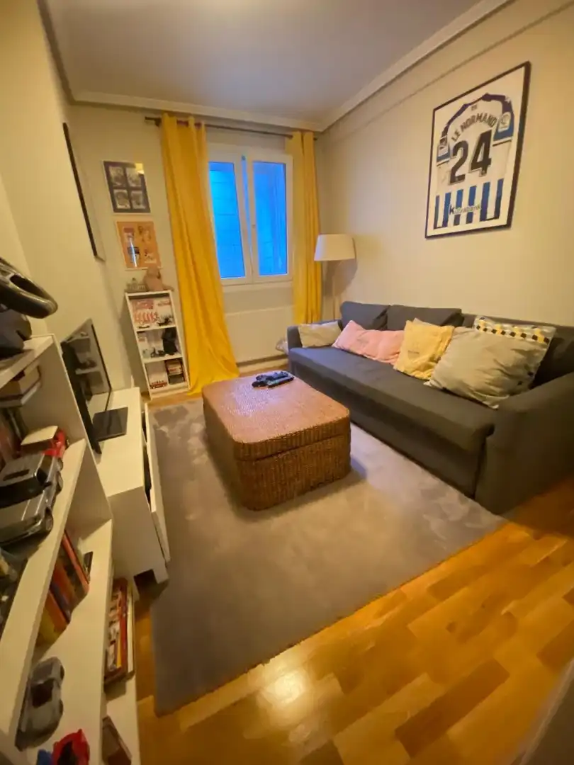 Wohnzimmer von Maisonette zum Verkauf in Donostia - San Sebastián  mit Heizung, Privatgarten und Terrasse