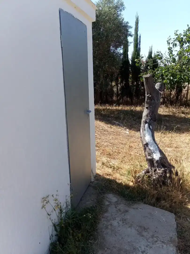 Vista exterior de Finca rústica en venta en Utrera con Aire acondicionado, Piscina y Amueblado