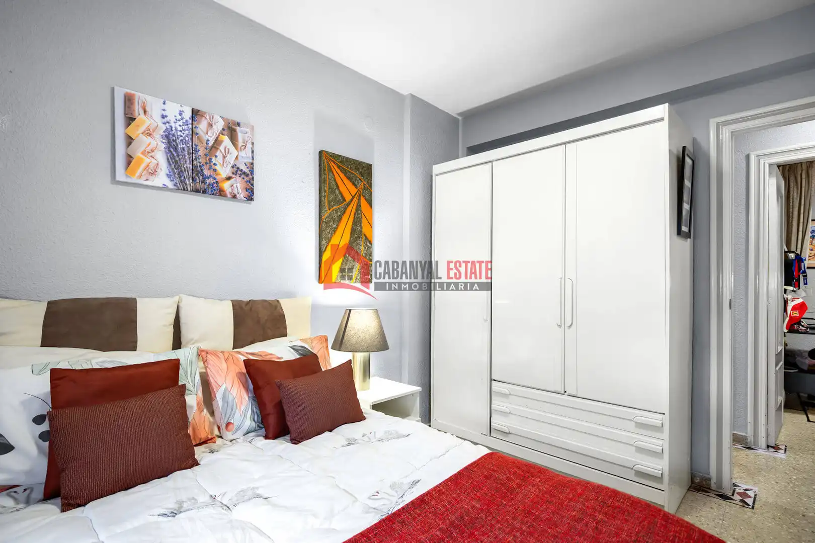 Habitación de Apartamento en venta en Valencia con Aire acondicionado, Terraza y Amueblado