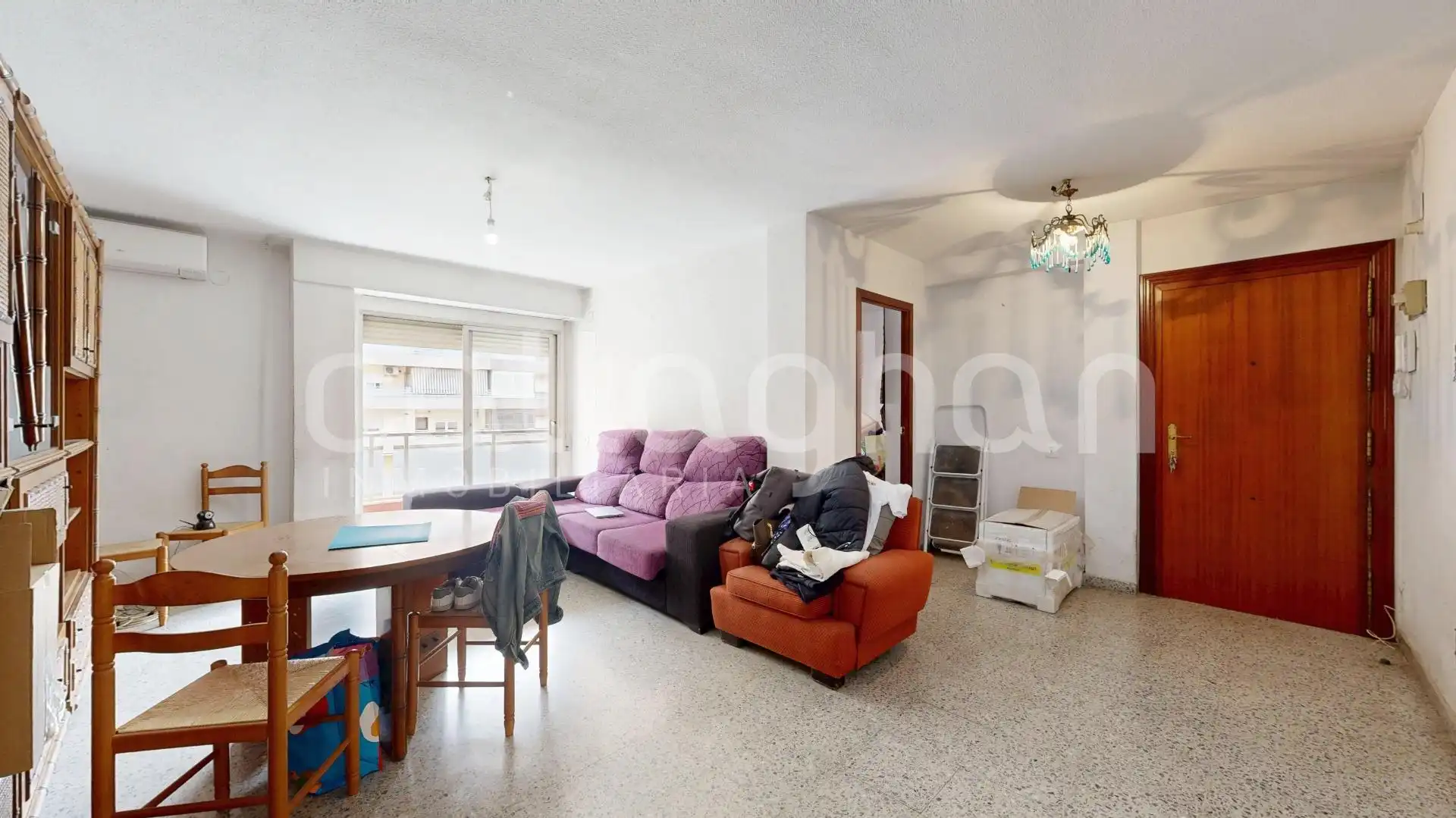 Living room of Flat for sale in Valencia  with Terrace and Balcony