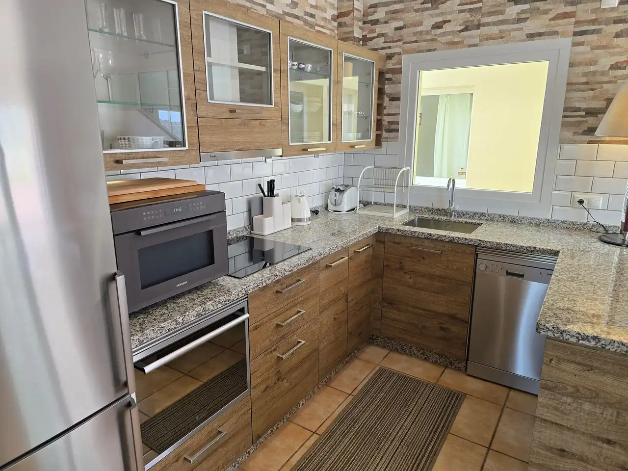Kitchen of Houses for sale in Alcaucín  with Air Conditioner, Terrace and Swimming Pool