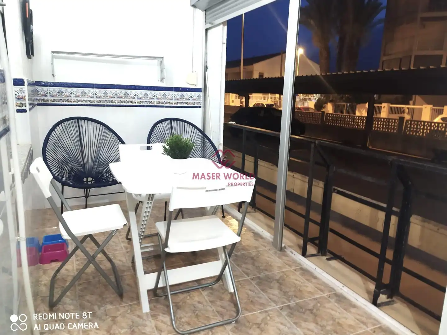 Terrassa de Apartament en venda en Mazarrón amb Moblat