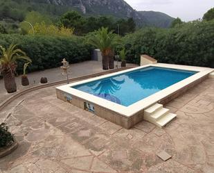 Swimming pool of House or chalet for sale in Barx  with Air Conditioner, Terrace and Swimming Pool