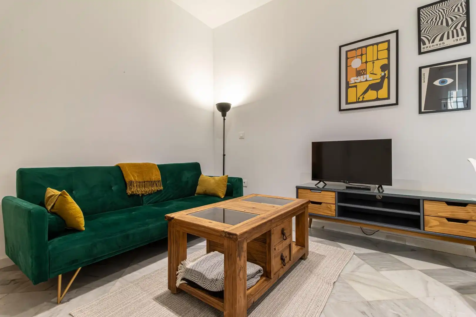 Sala de estar de Planta baja en venta en Jerez de la Frontera con Amueblado