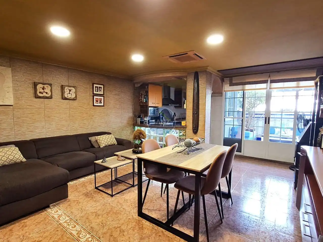Sala de estar de Piso en venta en L'Olleria con Aire acondicionado, Calefacción y Terraza