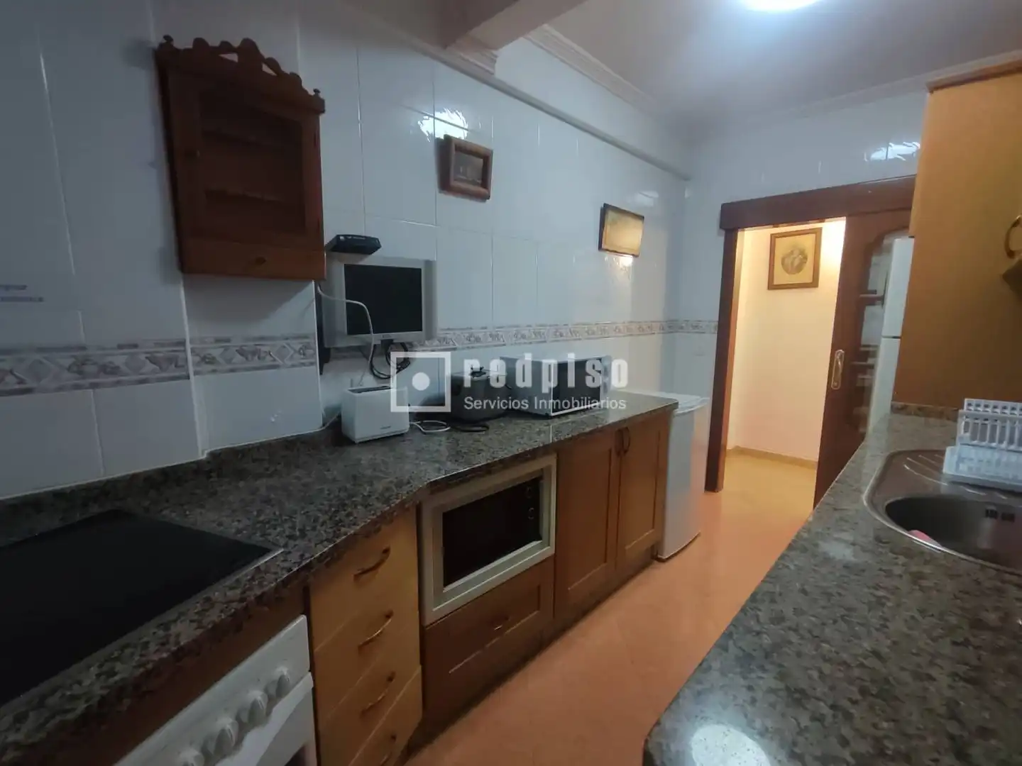 Küche von Wohnung zur Miete in Málaga mit Klimaanlage, Heizung und Möbliert