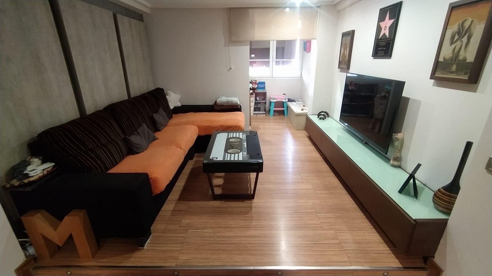 Sala d'estar de Pis en venda en Málaga Capital amb Aire condicionat i Terrassa