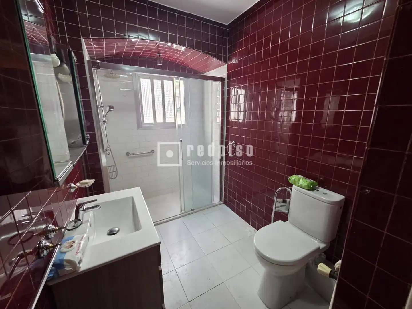 Badezimmer von Wohnung zum Verkauf in Madrid mit Heizung, Parkett und Terrasse