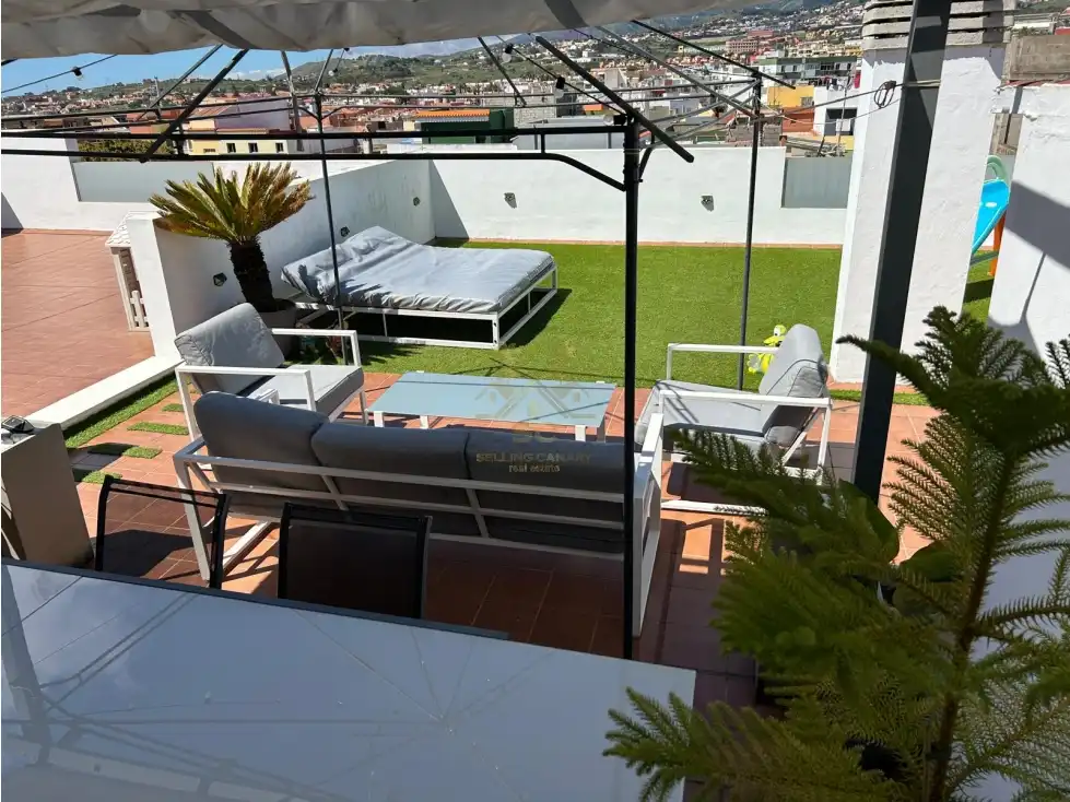 Terraza de Apartamento en venta en San Cristóbal de la Laguna con Terraza y Amueblado