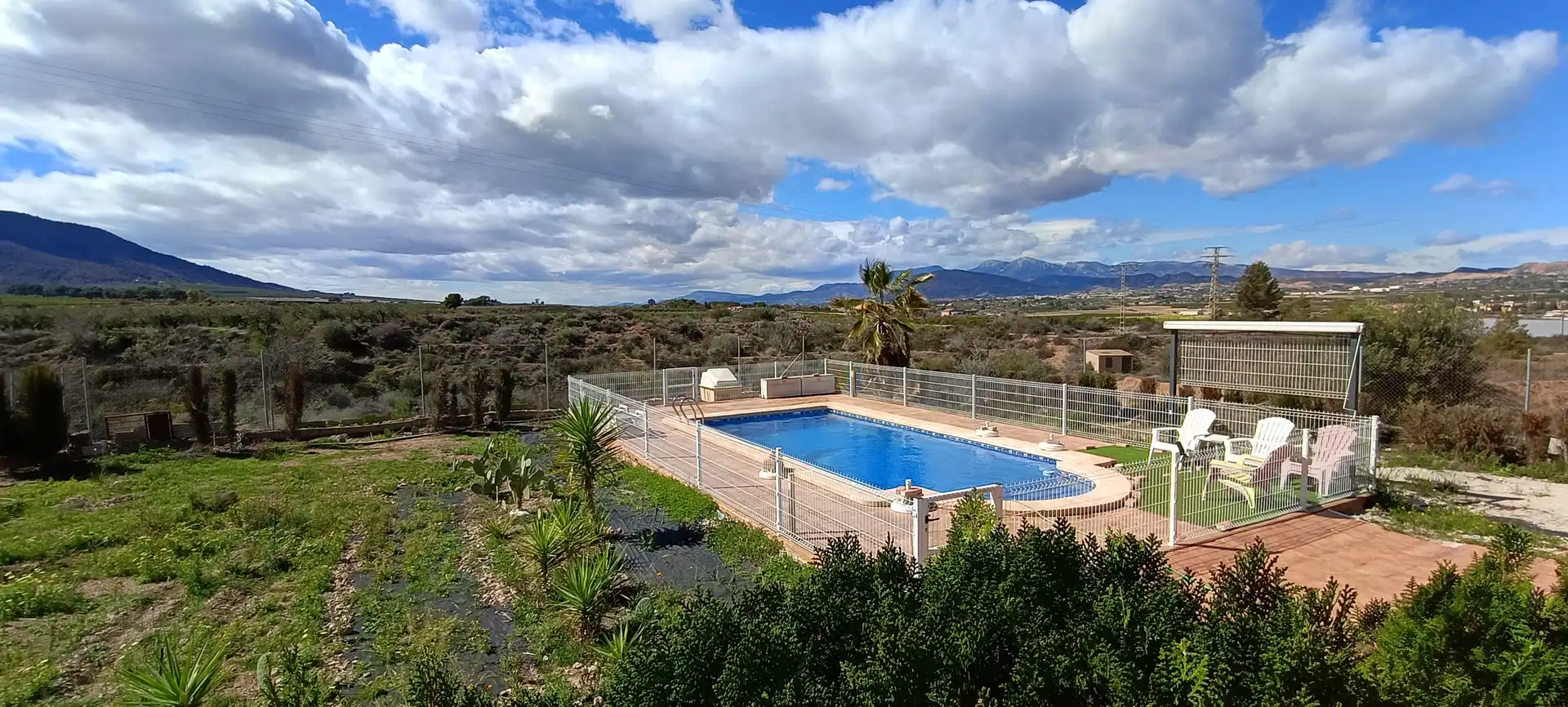 Piscina de Casa o xalet en venda en Alhama de Murcia amb Aire condicionat, Jardí privat i Terrassa