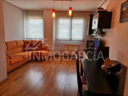 Living room of Flat for sale in Avilés  with Parquet flooring, Storage room and Furnished