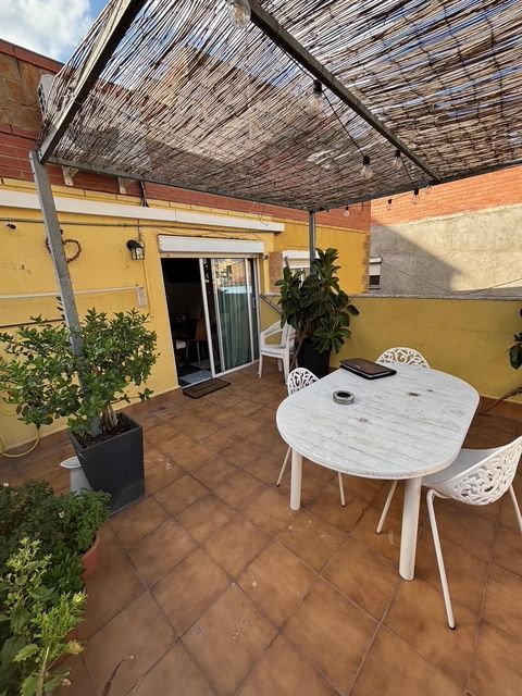 Terrace of Flat for sale in Sant Vicenç Dels Horts  with Air Conditioner, Heating and Private garden