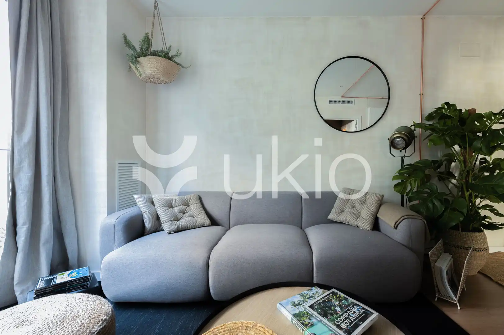 Sala d'estar de Apartament de lloguer en Barcelona amb Aire condicionat, Calefacció i Moblat