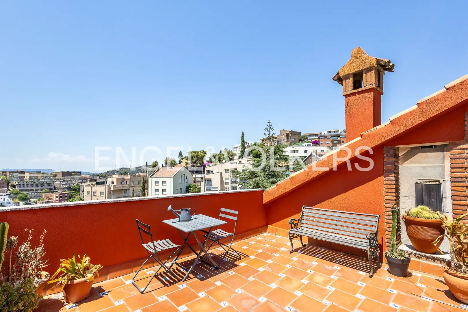 Terraza de Casa o chalet de alquiler en Esplugues de Llobregat con Aire acondicionado, Calefacción y Jardín privado