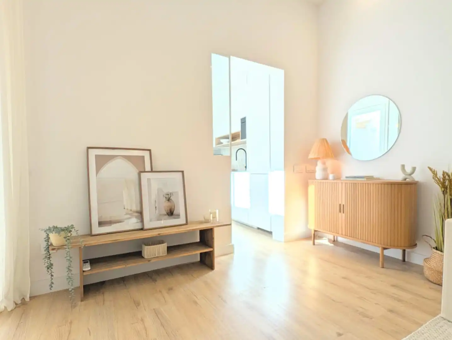 Sala de estar de Casa adosada en venta en Mataró con Aire acondicionado, Calefacción y Parquet