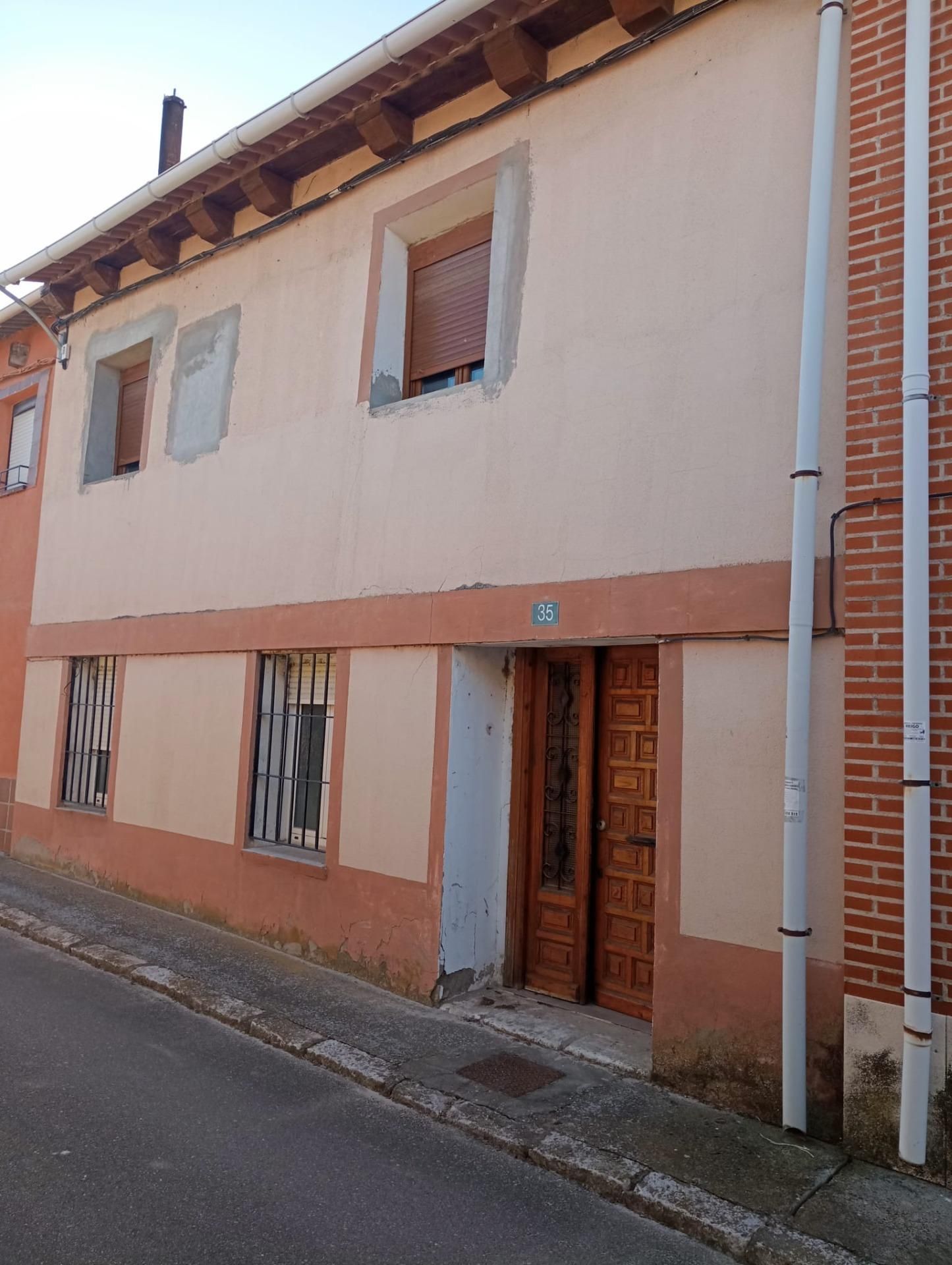 Exterior view of House or chalet for sale in Aldea de San Miguel  with Private garden