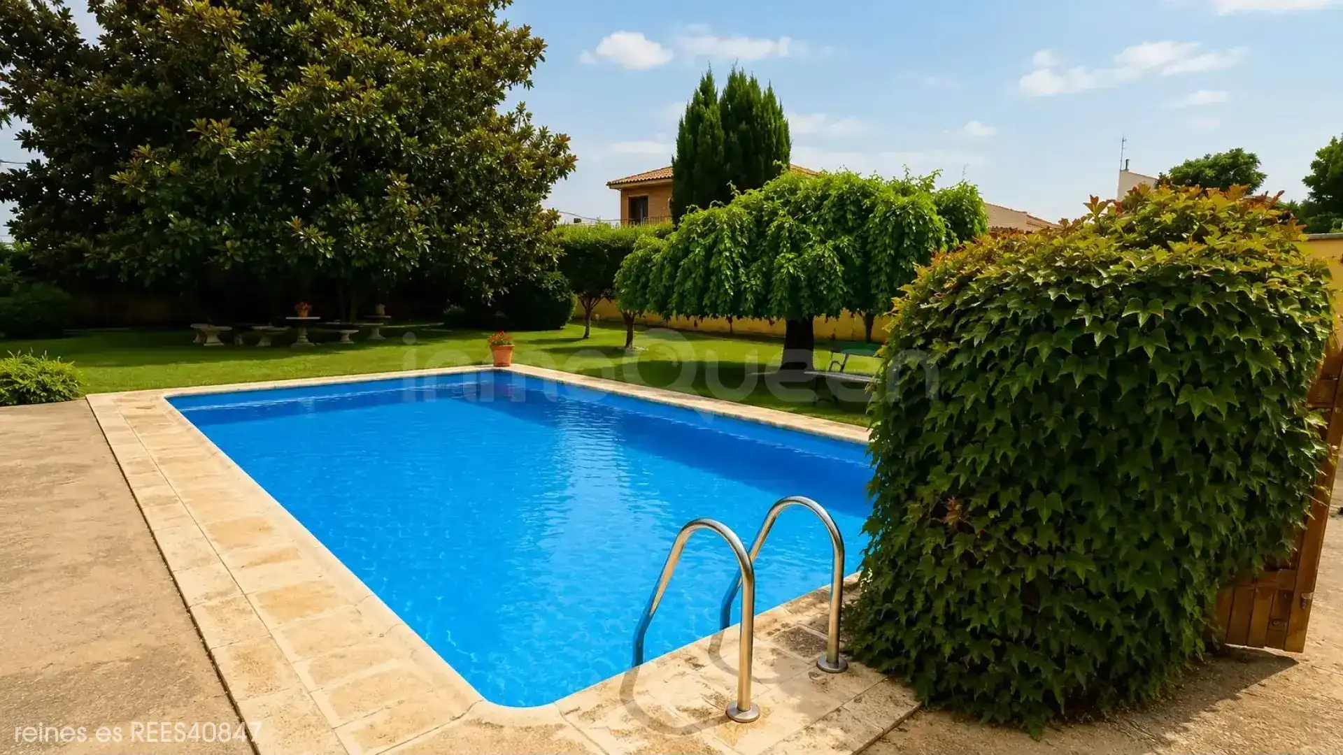 Piscina de Casa o xalet en venda en San Mateo de Gállego amb Calefacció, Jardí privat i Terrassa