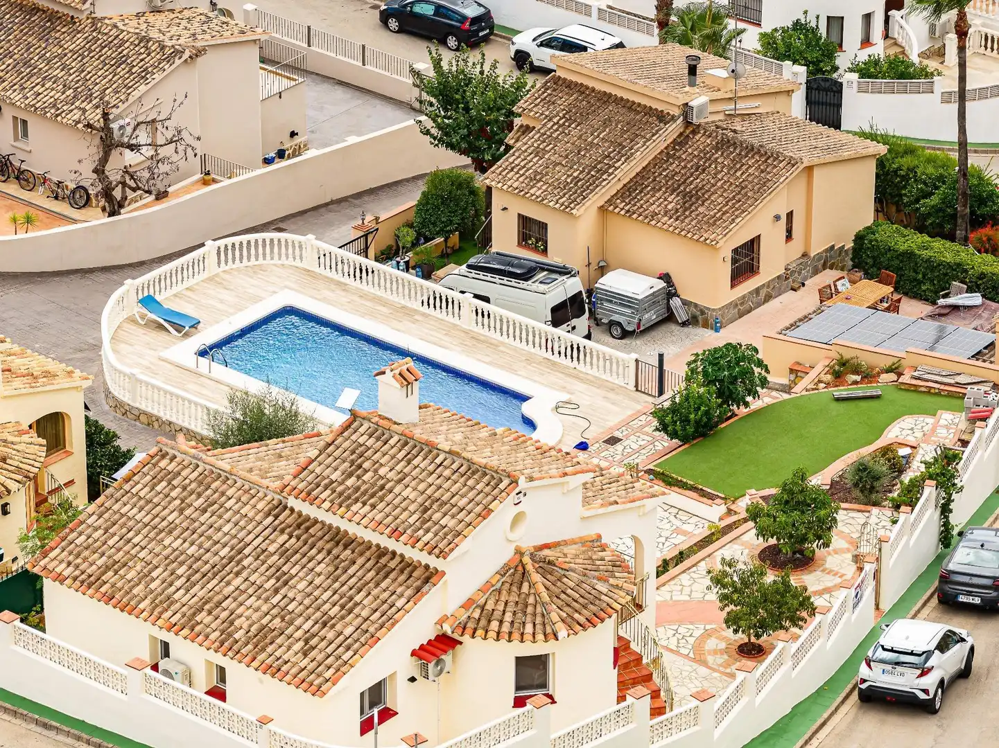 Vista exterior de Casa o chalet en venta en Xaló con Aire acondicionado, Jardín privado y Terraza