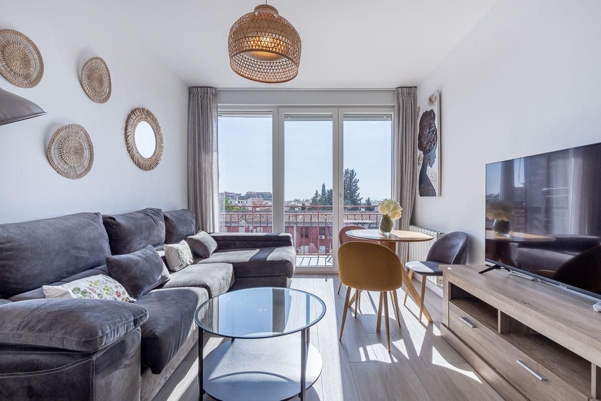 Wohnzimmer von Wohnung zum verkauf in  Granada Capital mit Klimaanlage, Heizung und Terrasse