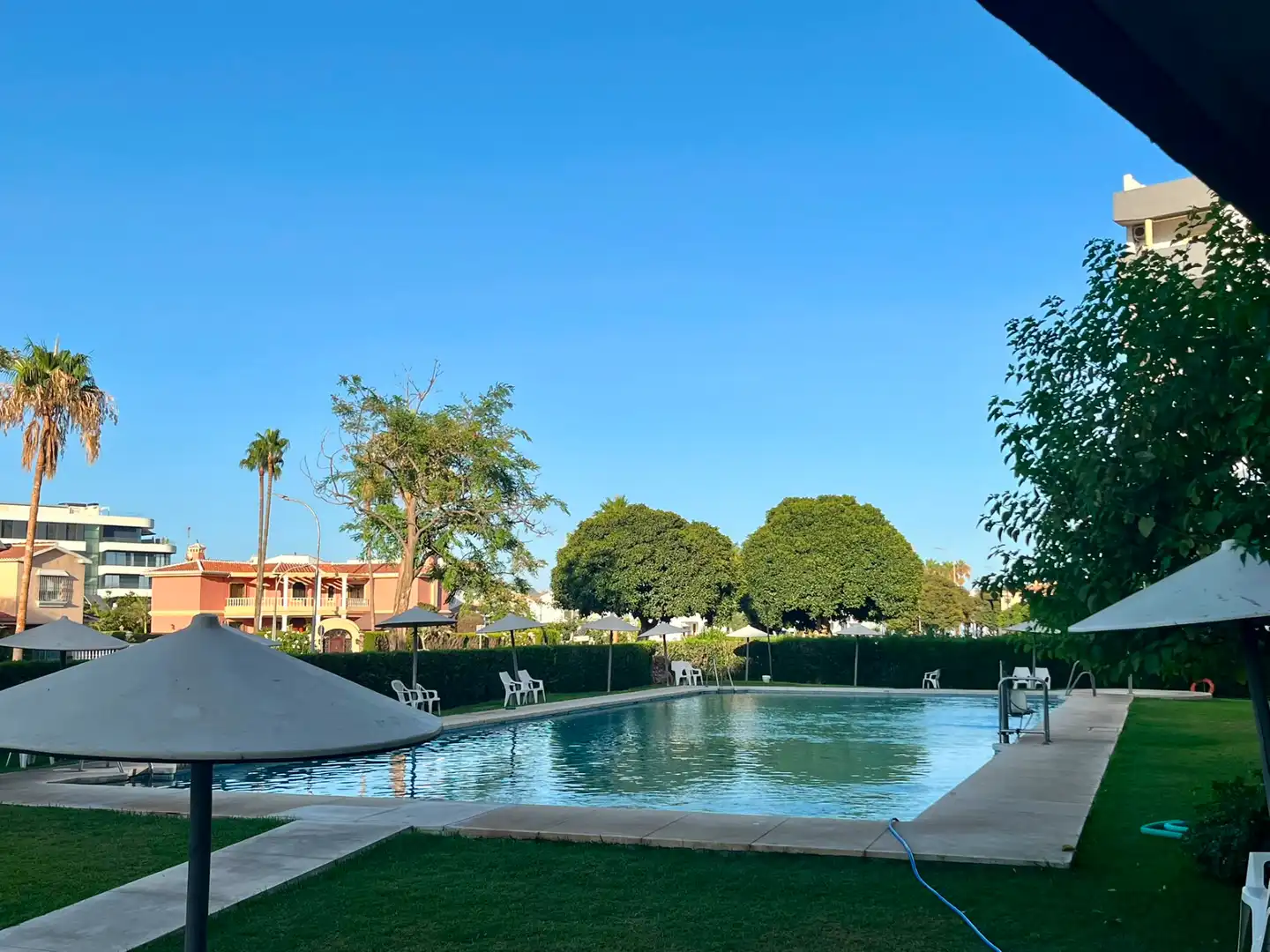 Swimming pool of Flat for sale in Torremolinos  with Air Conditioner, Terrace and Furnished