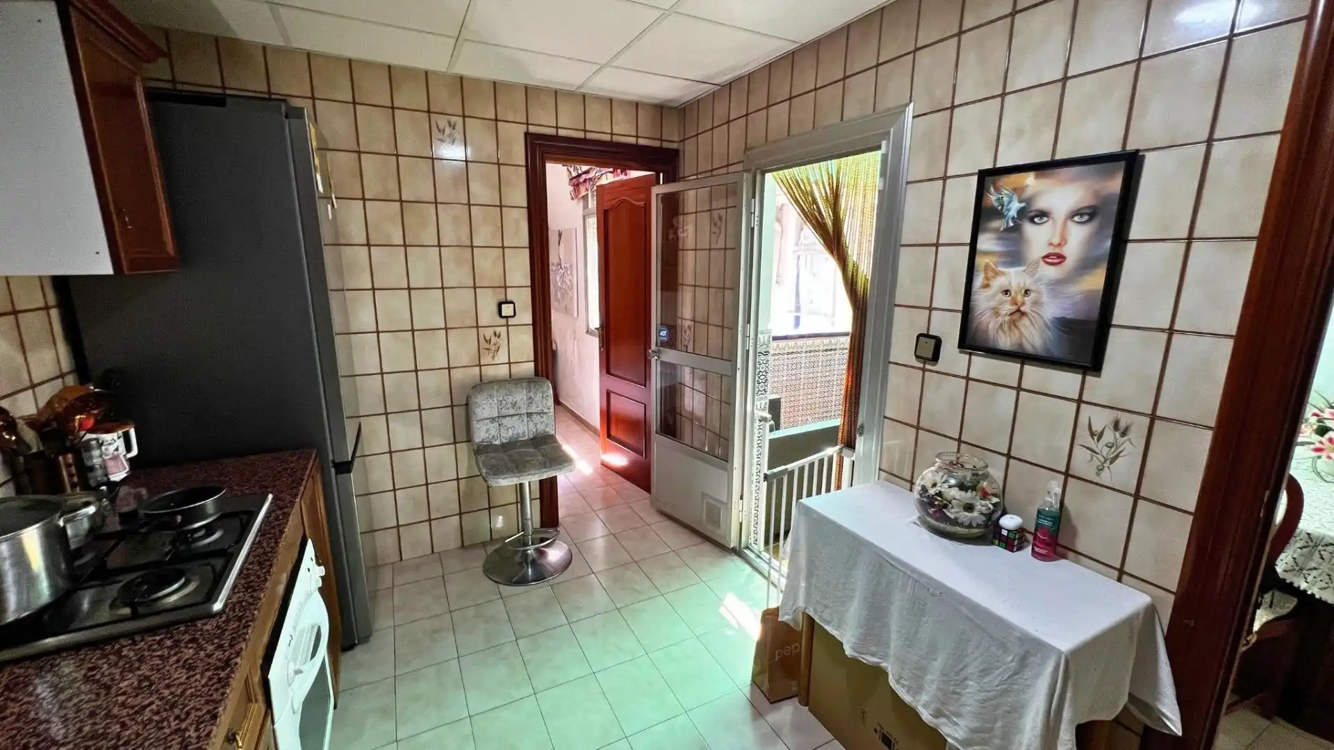 Cocina de Piso en venta en Elda con Calefacción, Terraza y Balcón