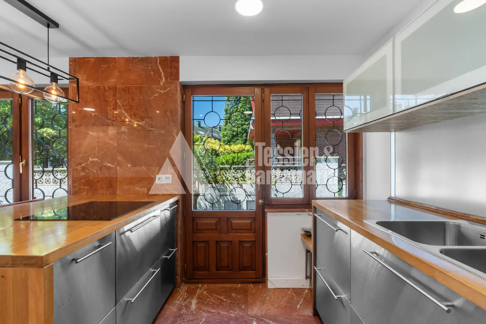 Cocina de Casa o chalet en venta en Castrillón con Calefacción, Jardín privado y Terraza