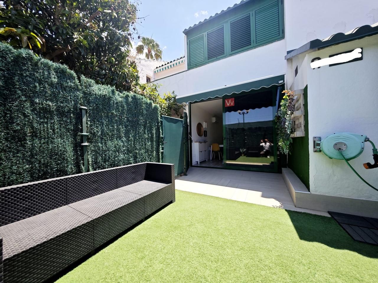 Garden of Duplex to rent in San Bartolomé de Tirajana  with Air Conditioner, Terrace and Furnished