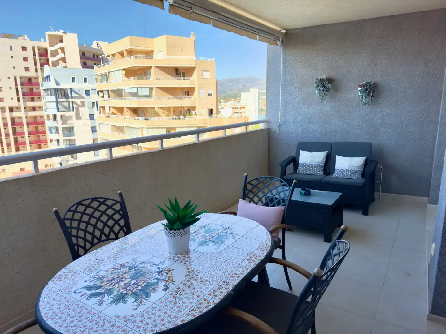 Terrassa de Apartament en venda en Calpe / Calp amb Aire condicionat, Calefacció i Terrassa